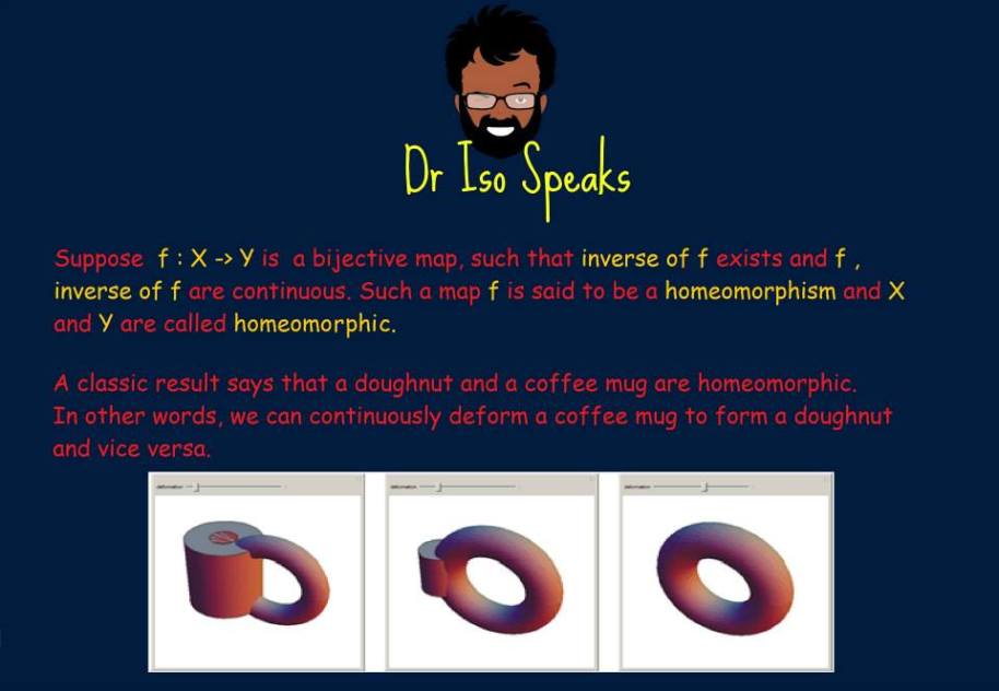 Dr. Iso speaks about coffee mugs and doughnuts!