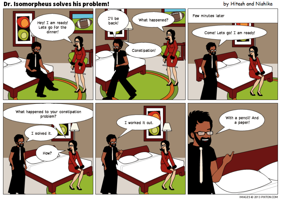 Dr Iso solves his problem